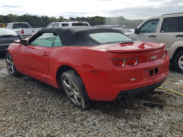 2G1FK3DJ3B9197966 - 2011 CHEVROLET CAMARO 2SS RED photo 3