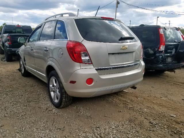 3GNAL4EK9DS633440 - 2013 CHEVROLET CAPTIVA LT GRAY photo 3