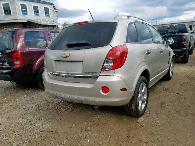 3GNAL4EK9DS633440 - 2013 CHEVROLET CAPTIVA LT GRAY photo 4