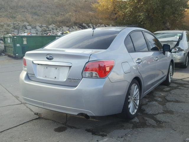 JF1GJAH61EH022548 - 2014 SUBARU IMPREZA LI SILVER photo 4