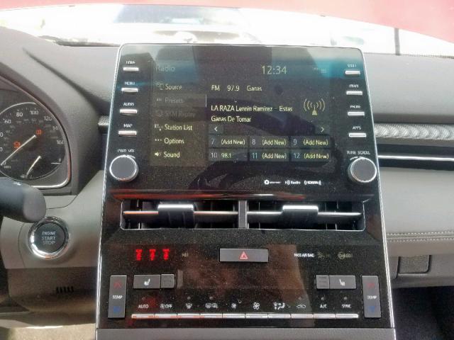 4T1BZ1FB6KU015266 - 2019 TOYOTA AVALON XLE RED photo 9