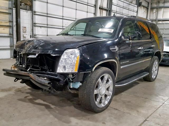 1GYFK63858R180649 - 2008 CADILLAC ESCALADE L BLACK photo 2