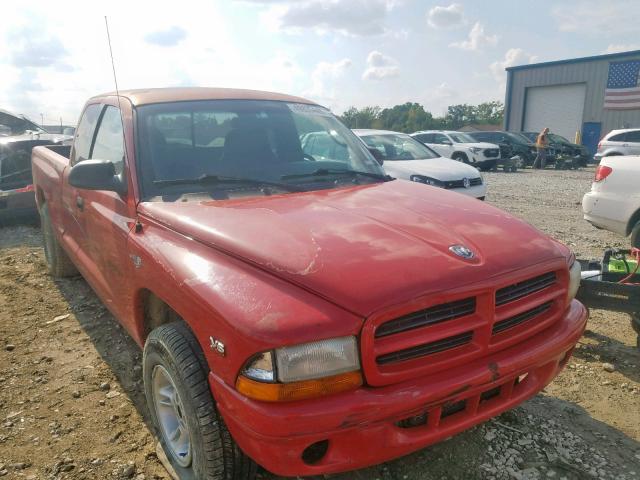 1B7GL22X7YS739121 - 2000 DODGE DAKOTA SILVER photo 1