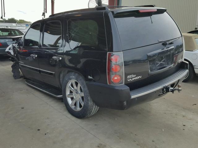 1GKFK638X7J297747 - 2007 GMC YUKON DENA BLACK photo 3