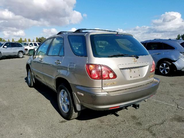 JT6HF10U2Y0109377 - 2000 LEXUS RX300 TAN photo 3