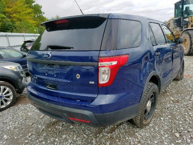 1FM5K8AR1FGC26734 - 2015 FORD EXPLORER P BLUE photo 4