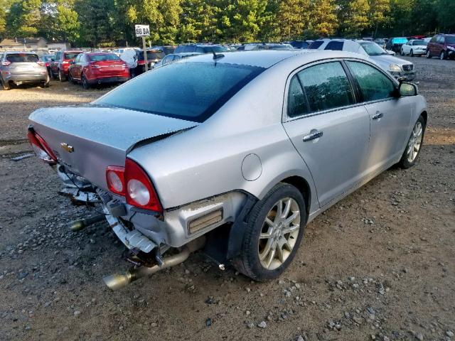 1G1ZE5E77BF391748 - 2011 CHEVROLET MALIBU LTZ ვერცხლისფერი ფოტო 4
