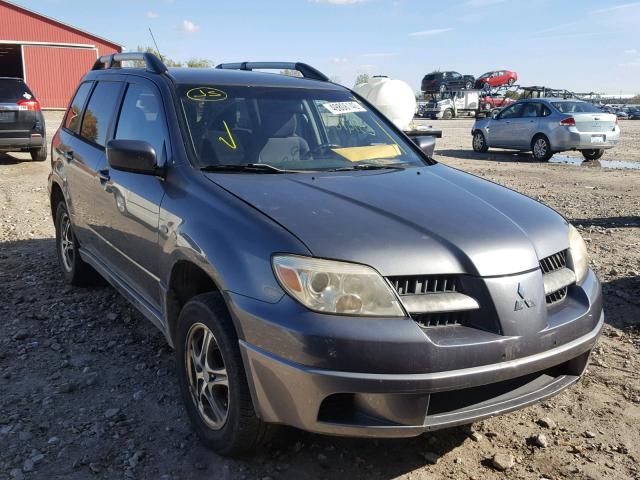 JA4LX31F45U605467 - 2005 MITSUBISHI OUTLANDER GRAY photo 1