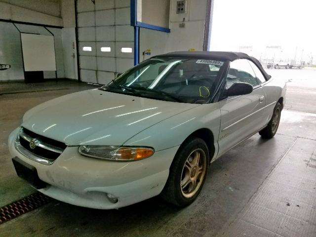 3C3EL55H0WT300808 - 1998 CHRYSLER SEBRING JX WHITE photo 2