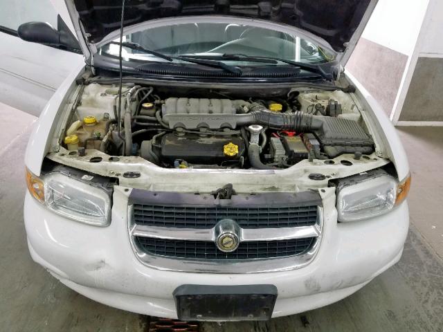 3C3EL55H0WT300808 - 1998 CHRYSLER SEBRING JX WHITE photo 7