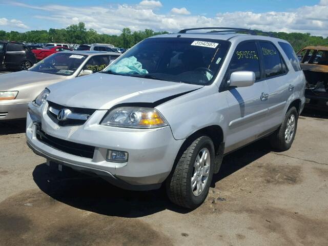 2HNYD18914H534619 - 2004 ACURA MDX TOURIN SILVER photo 2