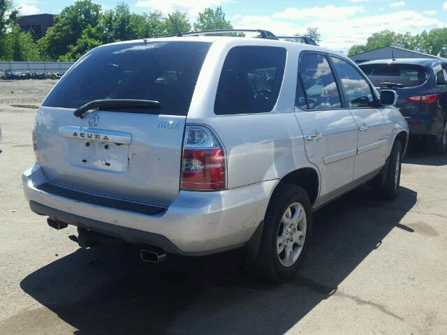 2HNYD18914H534619 - 2004 ACURA MDX TOURIN SILVER photo 4