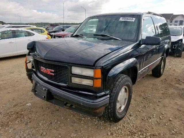 3GKEK18R1VG514584 - 1997 GMC YUKON BLACK photo 2