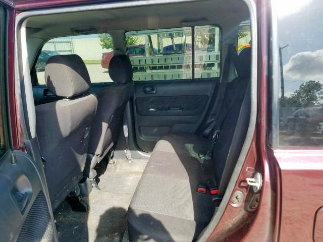 JTLKT334750170058 - 2005 TOYOTA SCION XB Бордовый фото 6