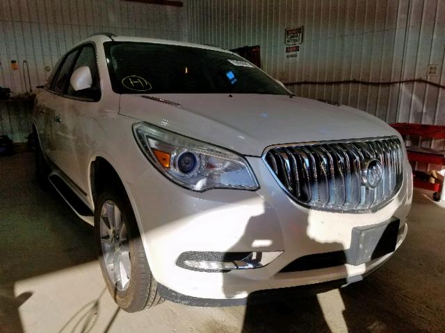 5GAKRBKD0EJ262193 - 2014 BUICK ENCLAVE WHITE photo 1