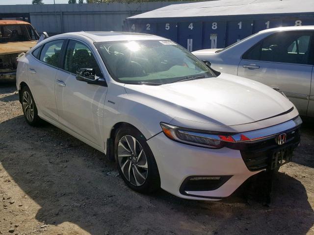 19XZE4F95KE006554 - 2019 HONDA INSIGHT TO WHITE photo 1