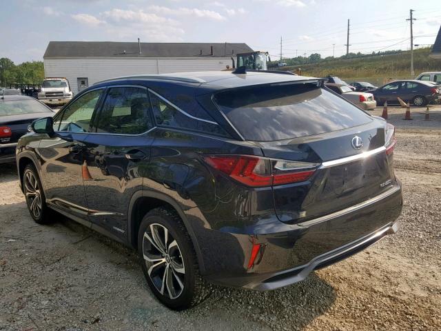 2T2BGMCA4JC022554 - 2018 LEXUS RX 450H BLACK photo 3