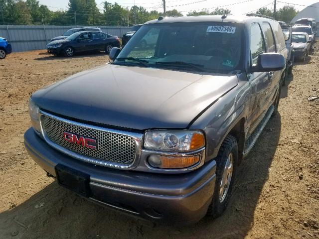 1GKFK66U15J132725 - 2005 GMC YUKON XL D GRAY photo 2