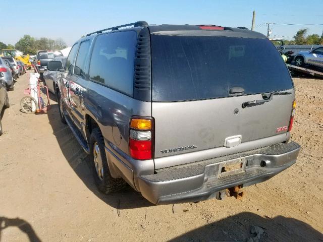 1GKFK66U15J132725 - 2005 GMC YUKON XL D GRAY photo 3