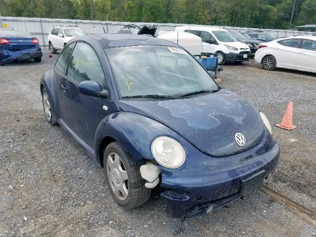 3VWCP21C51M452258 - 2001 VOLKSWAGEN NEW BEETLE ლურჯი ფოტო 1