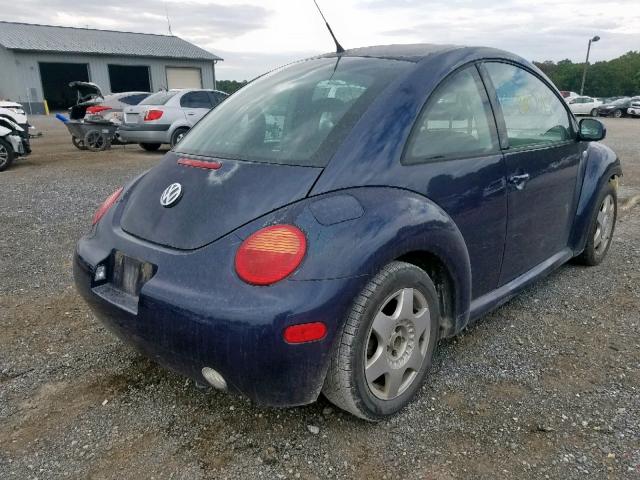 3VWCP21C51M452258 - 2001 VOLKSWAGEN NEW BEETLE ლურჯი ფოტო 4