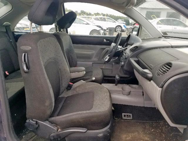 3VWCP21C51M452258 - 2001 VOLKSWAGEN NEW BEETLE ლურჯი ფოტო 5