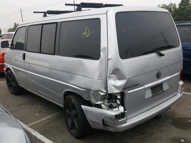 WV2MB47033H002759 - 2003 VOLKSWAGEN EUROVAN MV GRAY photo 3