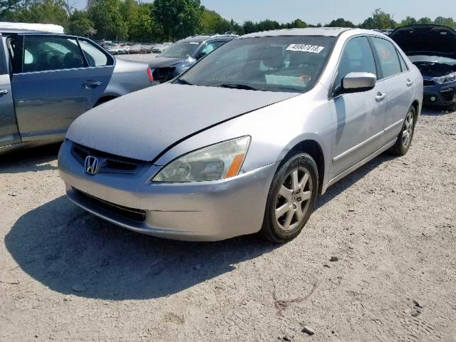 1HGCM66525A051378 - 2005 HONDA ACCORD EX SILVER photo 2