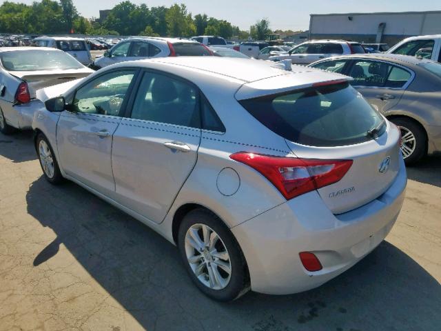 KMHD35LE3DU031105 - 2013 HYUNDAI ELANTRA GT SILVER photo 3