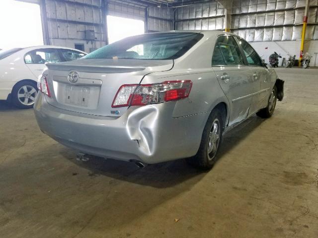 4T1BB46KX7U013064 - 2007 TOYOTA CAMRY HYBR SILVER photo 4