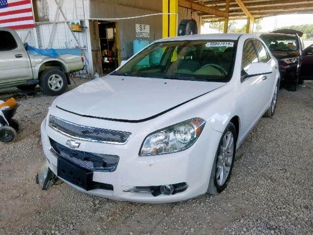 1G1ZE5E78AF135052 - 2010 CHEVROLET MALIBU LTZ თეთრი ფოტო 2