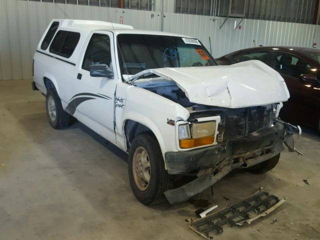 1B7FL26X3SW928399 - 1995 DODGE DAKOTA WHITE photo 1