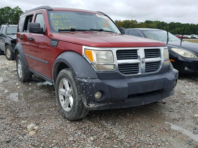 1D8GT28K77W534788 - 2007 DODGE NITRO SXT RED photo 1