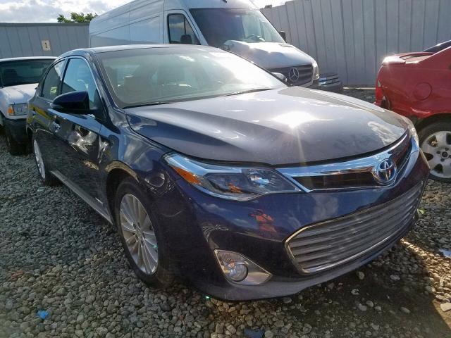 4T1BD1EB2EU023837 - 2014 TOYOTA AVALON HYB BLUE photo 1