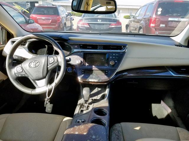 4T1BD1EB2EU023837 - 2014 TOYOTA AVALON HYB BLUE photo 9