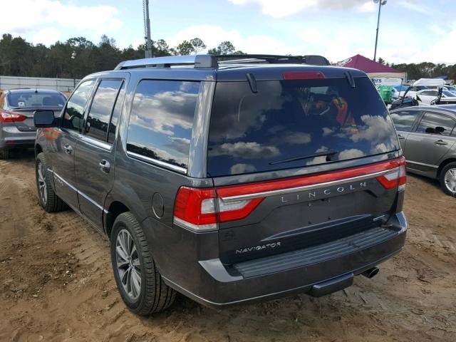 5LMJJ2HTXFEJ01997 - 2015 LINCOLN NAVIGATOR 灰色 照片 3