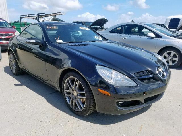 WDBWK54F08F183262 - 2008 MERCEDES-BENZ SLK 280 BLACK photo 1