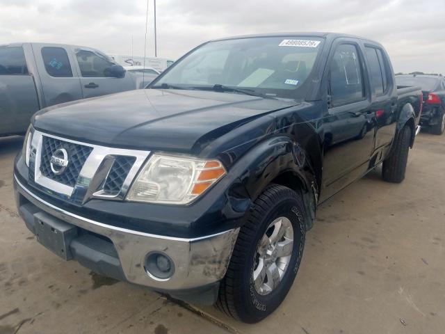 1N6AD0ER5AC405333 - 2010 NISSAN FRONTIER C BLACK photo 2