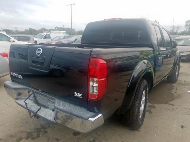 1N6AD0ER5AC405333 - 2010 NISSAN FRONTIER C BLACK photo 4