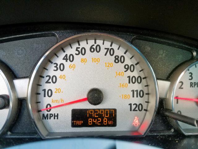 1G8AW15FX7Z140675 - 2007 SATURN ION LEVEL BLACK photo 8