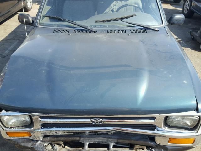 JT4RN93P7S5115383 - 1995 TOYOTA PICKUP 1/2 GREEN photo 7