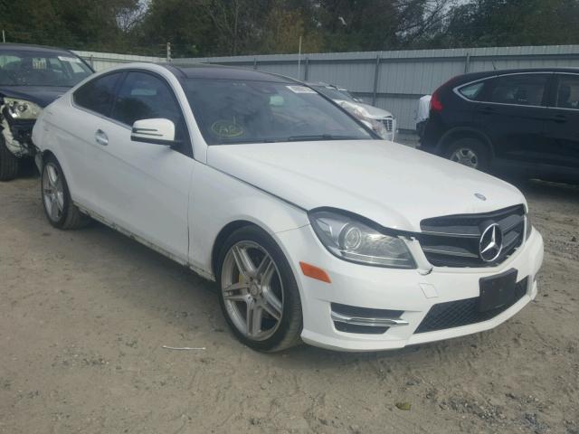 WDDGJ8JB4EG290578 - 2014 MERCEDES-BENZ C 350 4MAT WHITE photo 1