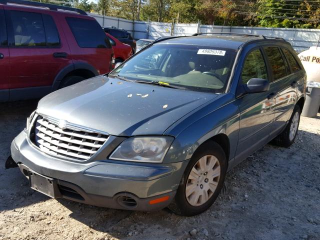 2C4GM48L45R414646 - 2005 CHRYSLER PACIFICA BLUE photo 2