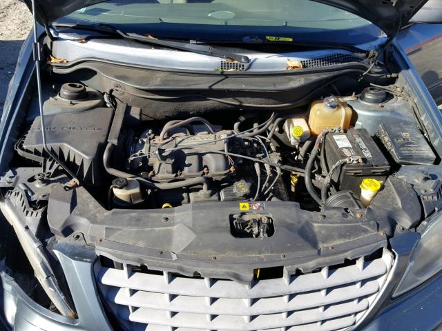 2C4GM48L45R414646 - 2005 CHRYSLER PACIFICA BLUE photo 7