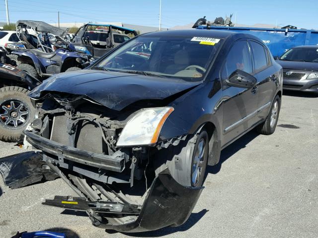 3N1AB6APXAL640737 - 2010 NISSAN SENTRA 2.0 BLACK photo 2