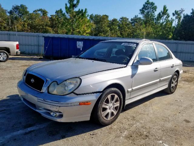 KMHWF25H35A108693 - 2005 HYUNDAI SONATA GL SILVER photo 2