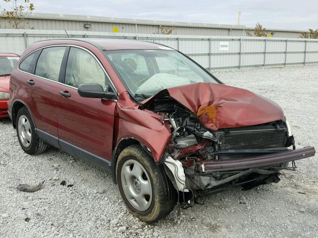 JHLRE38338C052003 - 2008 HONDA CR-V LX RED photo 1