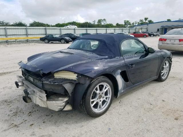 WP0CA29876U712344 - 2006 PORSCHE BOXSTER BLUE photo 4