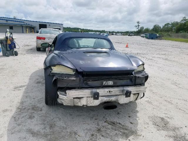 WP0CA29876U712344 - 2006 PORSCHE BOXSTER BLUE photo 9