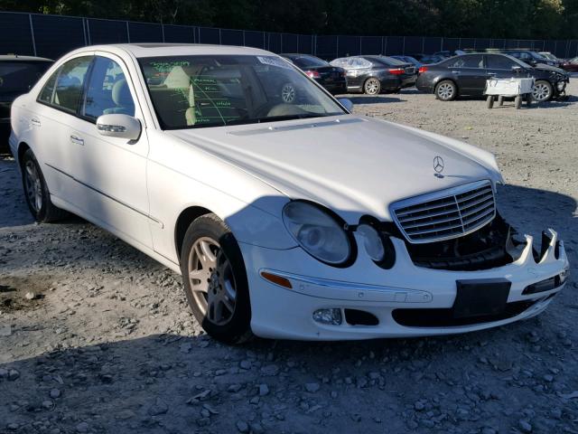 WDBUF65J74A535071 - 2004 MERCEDES-BENZ E 320 WHITE photo 1